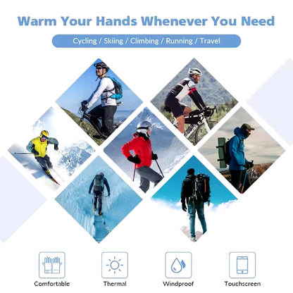 Outdoor Winter Gloves Motorcycle Gloves with Fleece Lined Touch Screen Snow Glove Waterproof Thermal Gloves for Riding